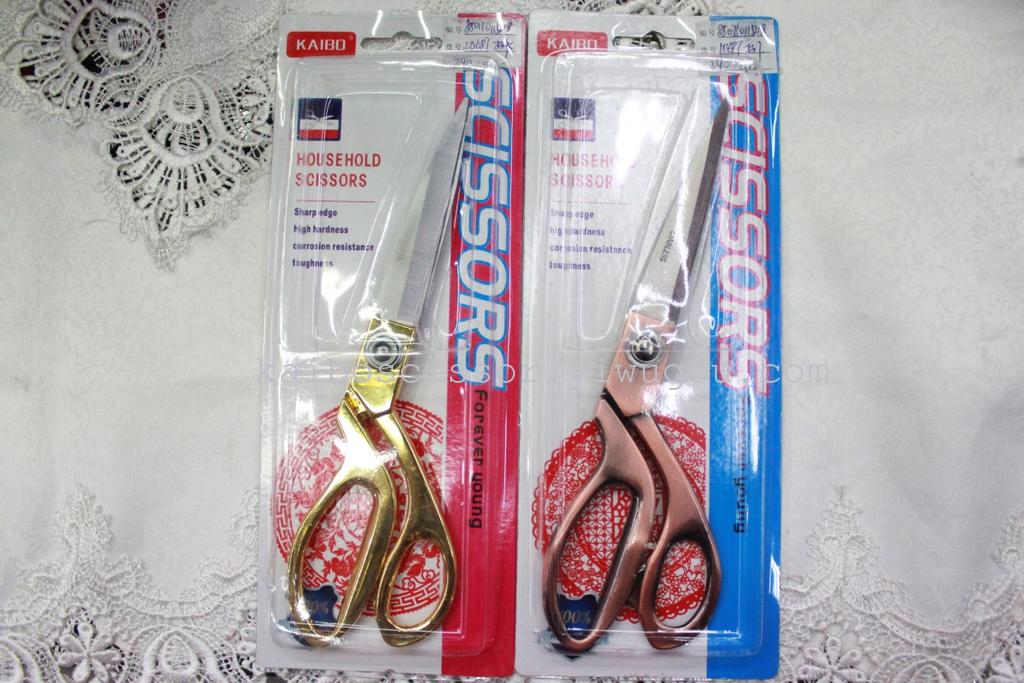 KAIBO cable KB687 gold sewing scissors cut stainless steel ribbon sewing scissors
