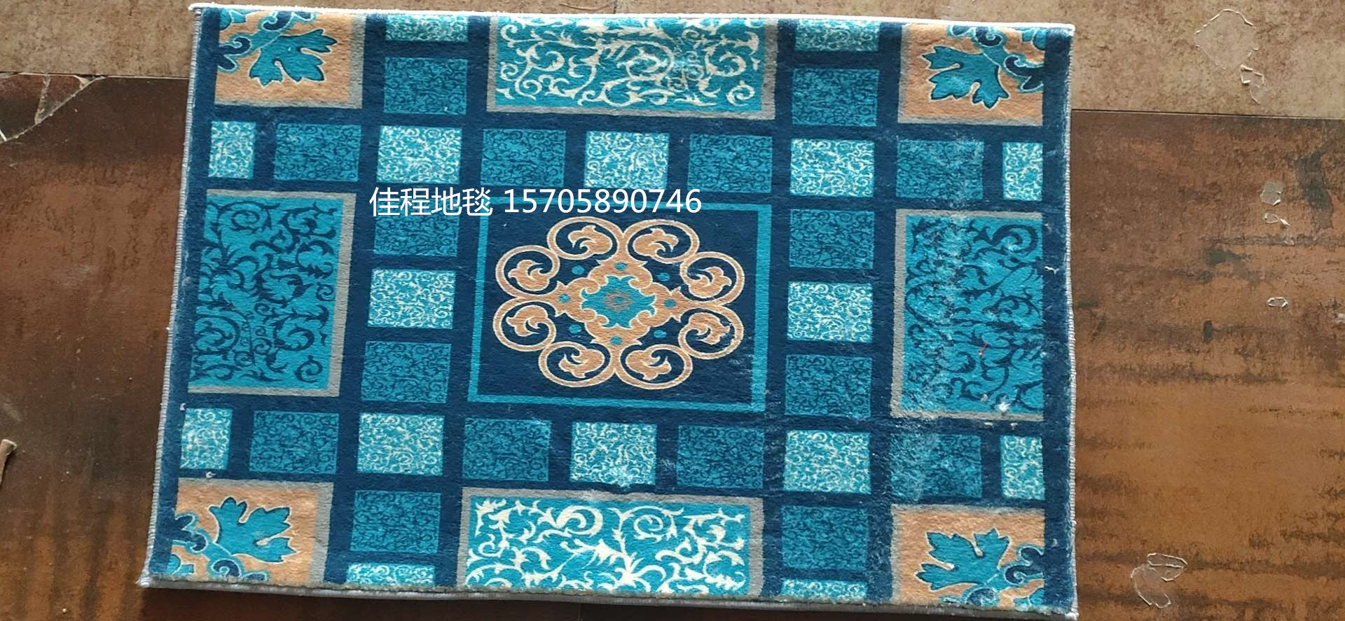 New Cashmere-like Printed Mat Cartoon Animal Mat Velvet Non-Slip Mat Cashmere-like Foot Mat Household Mat