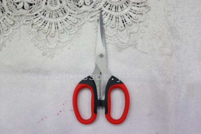 KAIBO KB221 card box office cable brand stainless steel soft handle scissors KAIBO KB221 card box office cable brand stainless steel soft handle scissors