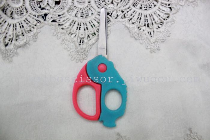 KAIBO 0040 stainless steel scissors scissors fish cartoon cartoon nail student card