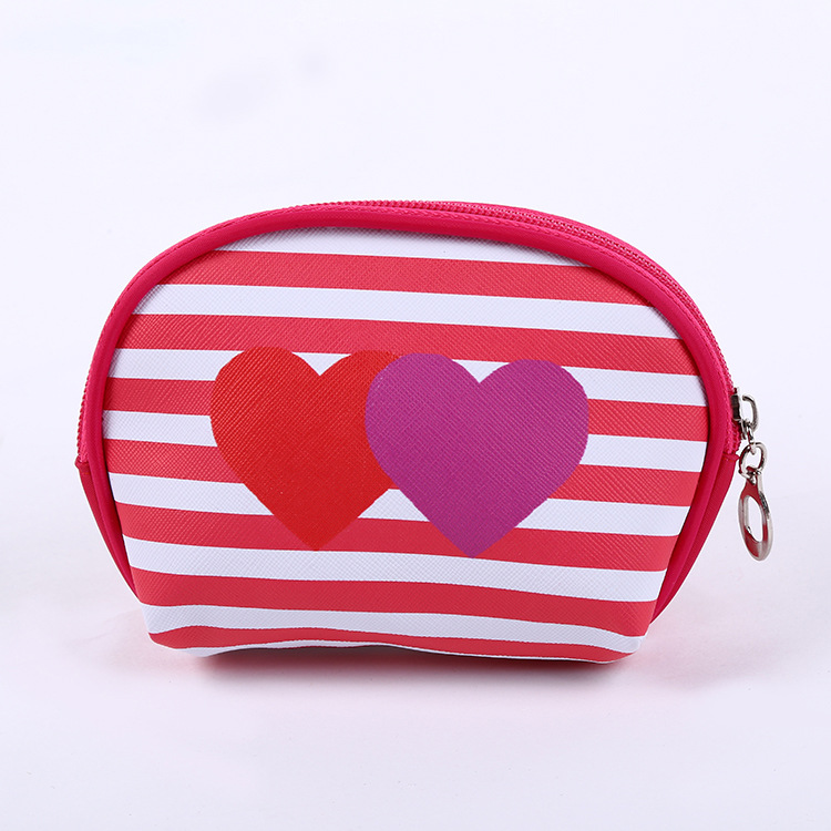 Korean PVC Three-Piece Set Cosmetic Bag Love Striped Women Bag Waterproof Wash Bag Storage Bag Clutch Korean PVC Three-Piece Set Cosmetic Bag Love Striped Women Bag Waterproof Wash Bag Storage Bag Clutch
