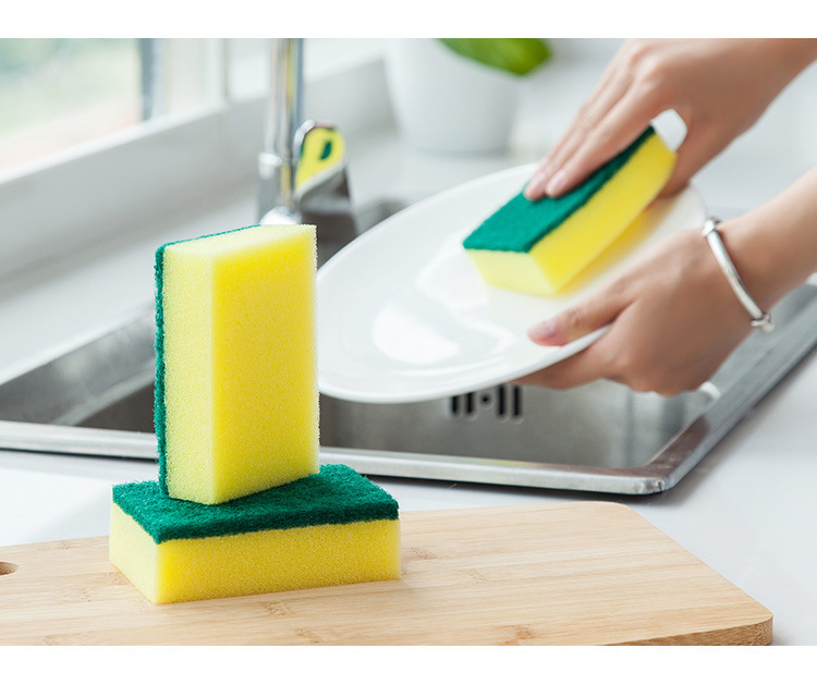 Dish-Washing Sponge Nanometer Sponge Household Cleaning Dish Cloth Mop Brush Bowl Scouring Sponge