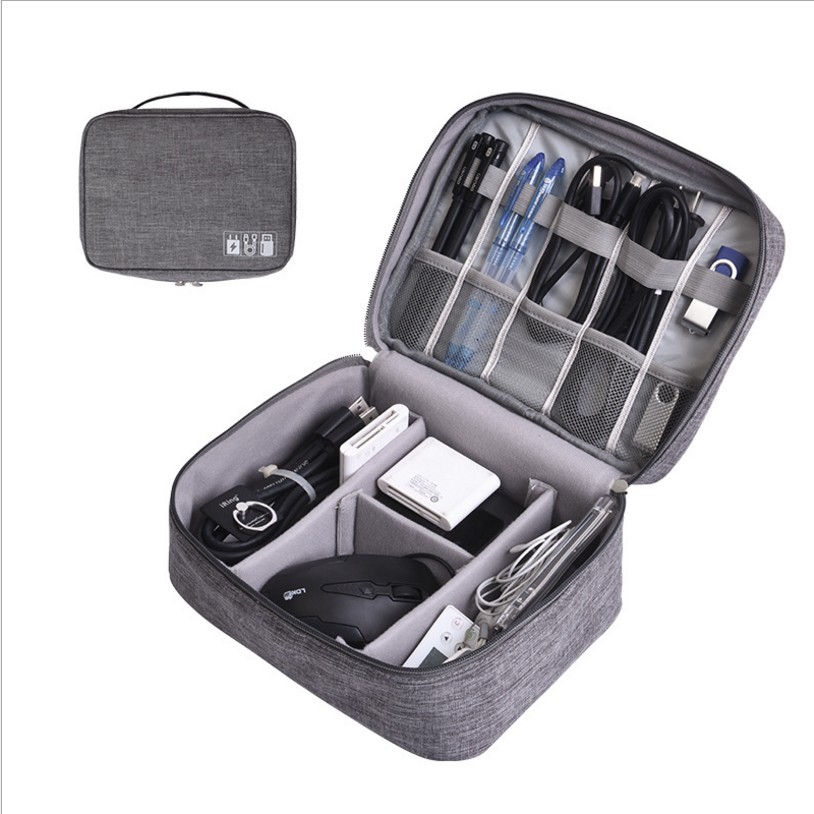Data Cable Storage Bag Multifunctional Digital Storage Bag U Disk Headset Charger Buggy Bag Protection Box