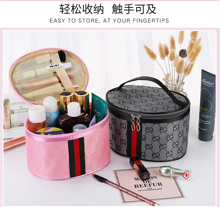 Cross-Border E Lettered Make-up Bag Storage Bag Portable Cosmetic Case Portable Toiletry Bag