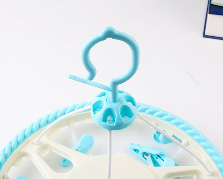 18 PCs Drying round Clothes Hanger with Clips round Drying Clip Socks Rack Plastic Clip Drying Socks Clip 18 PCs Drying round Clothes Hanger with Clips round Drying Clip Socks Rack Plastic Clip Drying Socks Clip