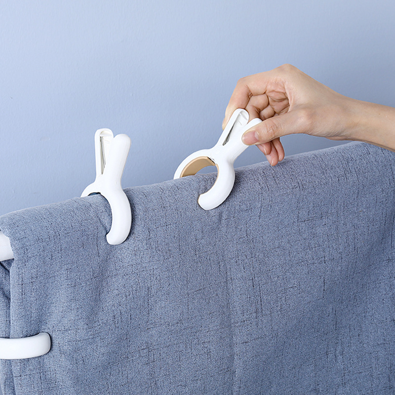 Windproof Household Cotton Quilt Clip Drying Quilt Sheet Clothes Drying Clothespins Fixed Strength Clothes Clip Plastic Clip