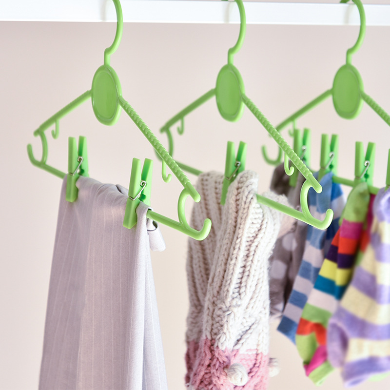 plastic clip Thickened Non-Mildew Windproof Clip Multi-Functional Drying Clip Clothes Pin Underwear Small Clip Wholesale