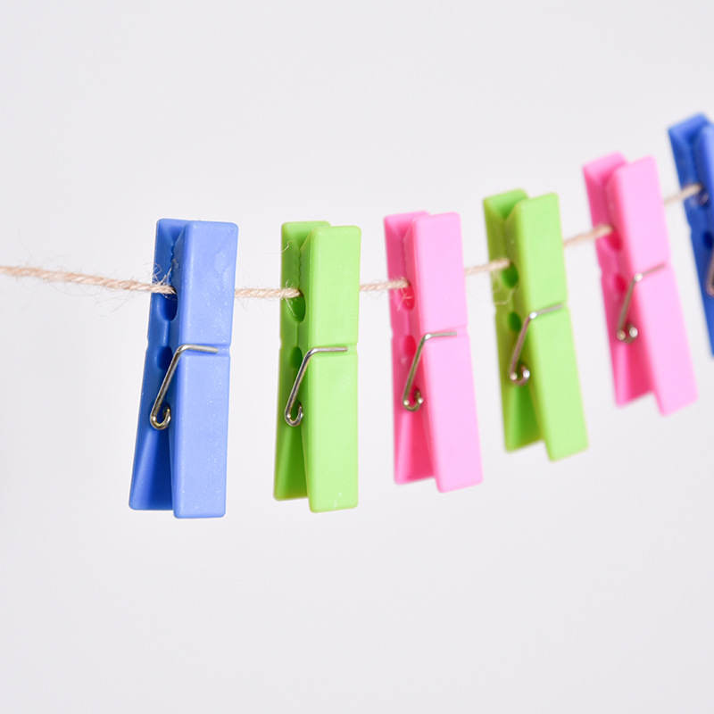 plastic clip Thickened Non-Mildew Windproof Clip Multi-Functional Drying Clip Clothes Pin Underwear Small Clip Wholesale