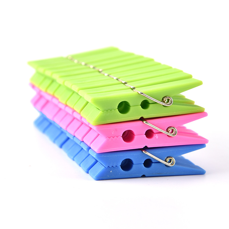 plastic clip Thickened Non-Mildew Windproof Clip Multi-Functional Drying Clip Clothes Pin Underwear Small Clip Wholesale