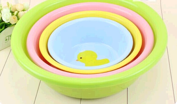 Regional Lavabo Small Plastic Basin Kitchen utensils and Industrial Small Fruit and Vegetable Cartoon Design