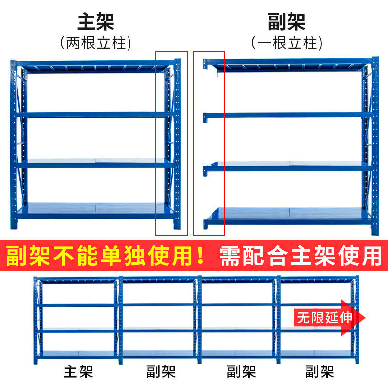 Shelf Storage rack iron shelf supermarket shelf warehouse shelf metal shelf