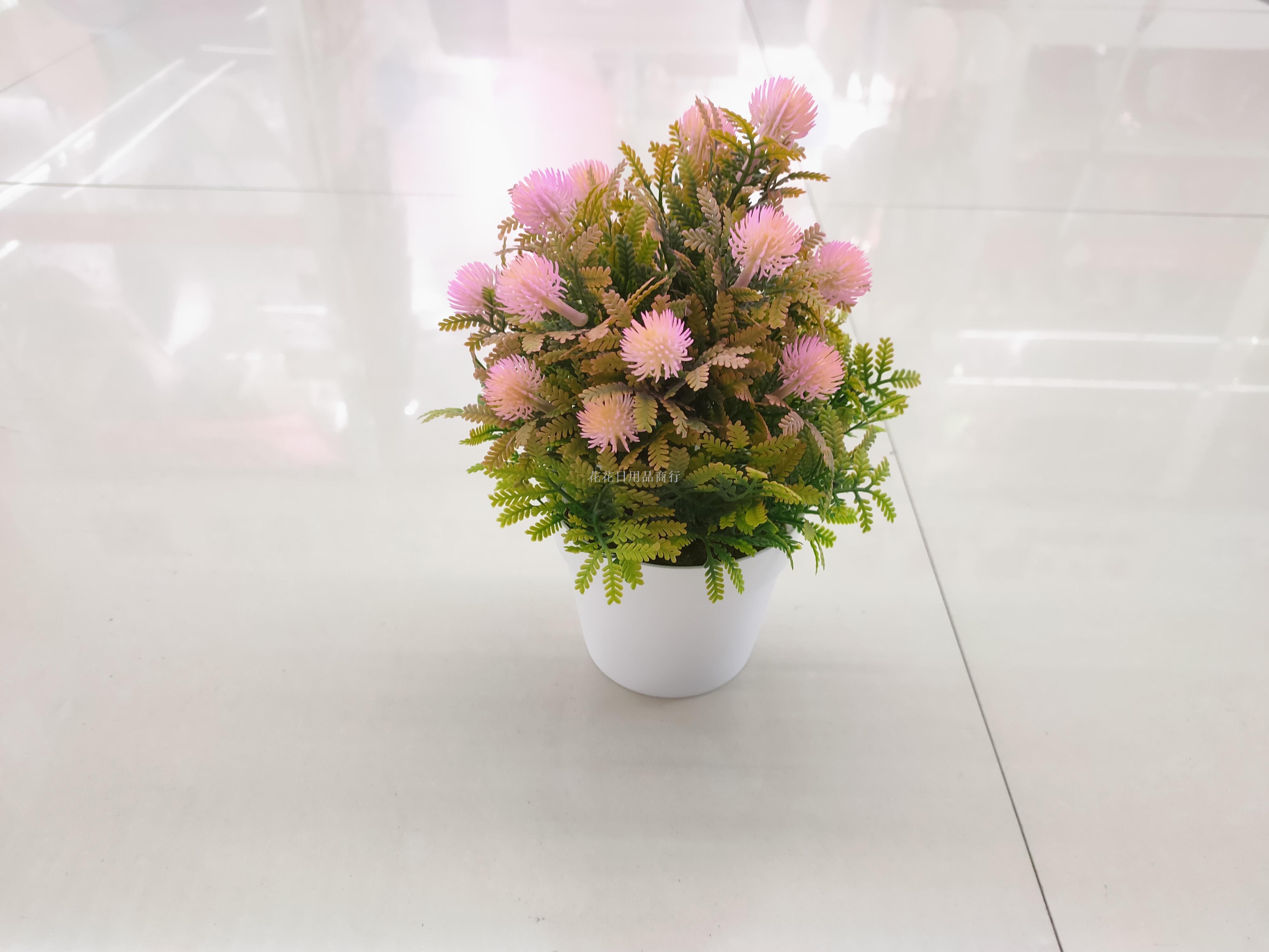 Artificial flower white plastic basin color pointed fruit green plant decoration living room bedroom table and so on Artificial flower white plastic basin color pointed fruit green plant decoration living room bedroom table and so on