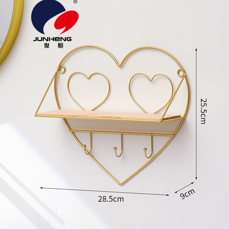 Nordic Iron Ornament Iron Love Storage Rack Nordic Style Bathroom Bedroom Living Room Wall Nordic Iron Ornament Iron Love Storage Rack Nordic Style Bathroom Bedroom Living Room Wall