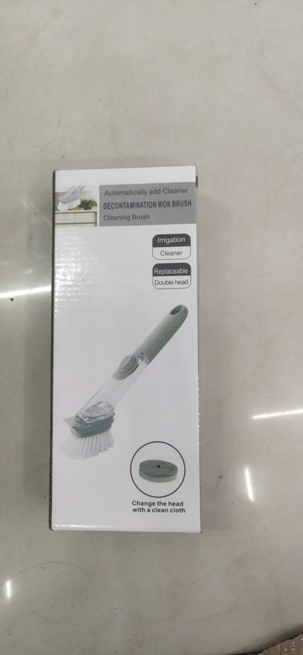 Pan Brush add liquid Pan brush press out liquid Pan brush multi-function Pan Brush Clean Scrub Pan Brush