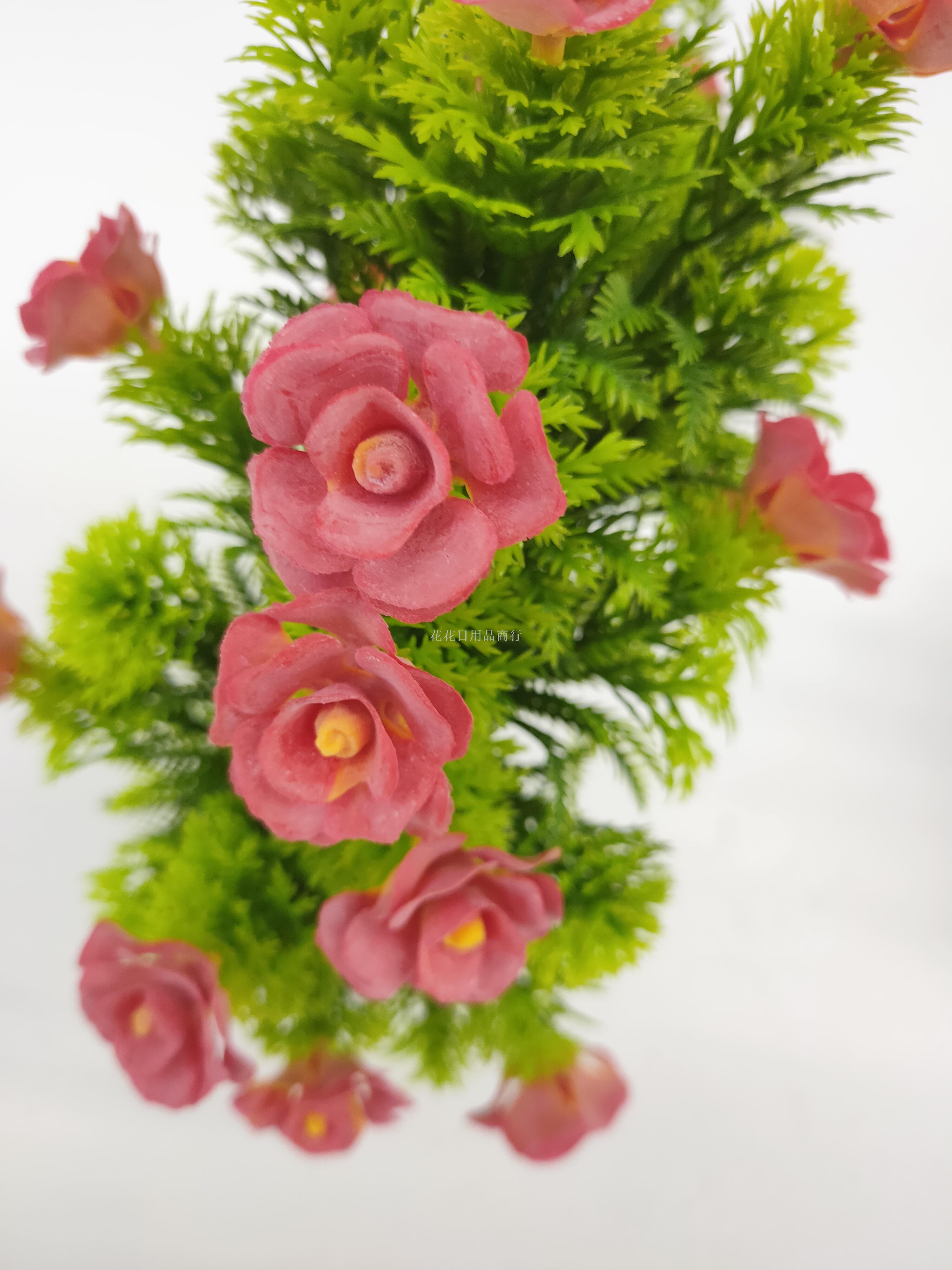 Artificial flower plastic basin u-shaped small peony potted landscape decoration living room bedroom table and so on Artificial flower plastic basin u-shaped small peony potted landscape decoration living room bedroom table and so on