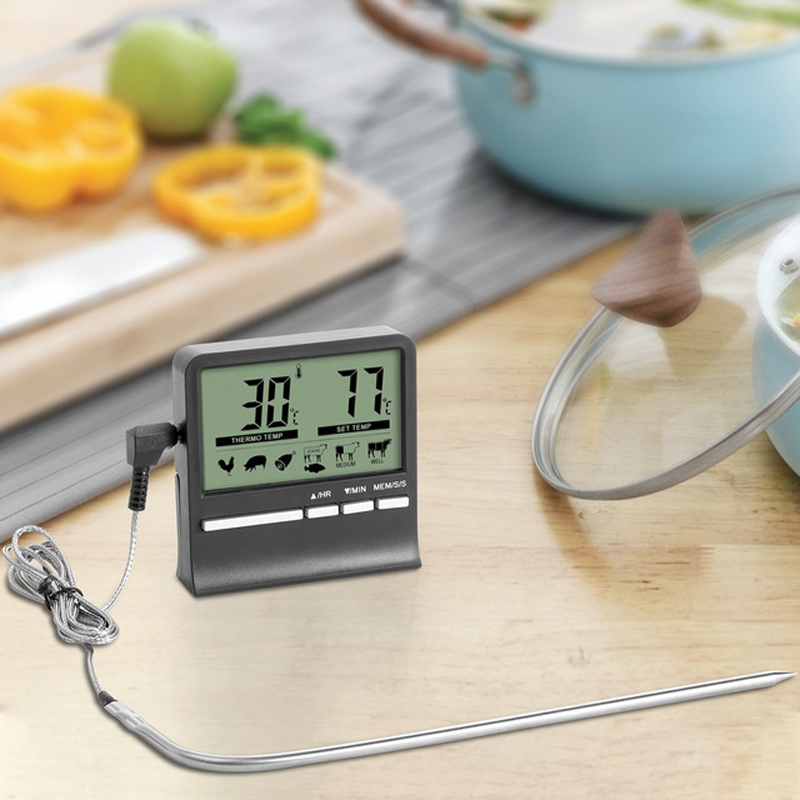 New Food Thermometer Barbecue Thermometer Kitchen Thermometer Electronic Digital Baking Probe Barbecue