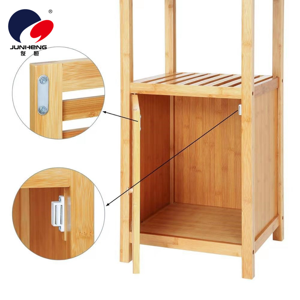 Bedroom Storage Shelves Clothes Hanger Folding Hanger Bamboo Solid Wood Balcony Indoor Home Storage Rack Bedroom Storage Shelves Clothes Hanger Folding Hanger Bamboo Solid Wood Balcony Indoor Home Storage Rack