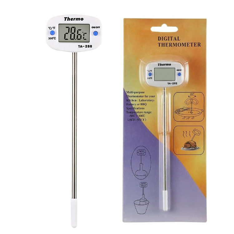 Ta288 Food Thermometer Digital Display Kitchen Thermometer Meat Cooking Food Barbecue Thermometer Kitchen Tools