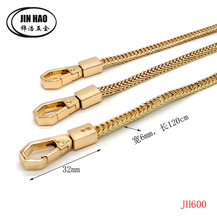 and Bag Hardware Accessories New Shoulder Strap Chain Supporting Snap Hook Xuan Ya Same Bag Iron Chain Bag Snake Chain
