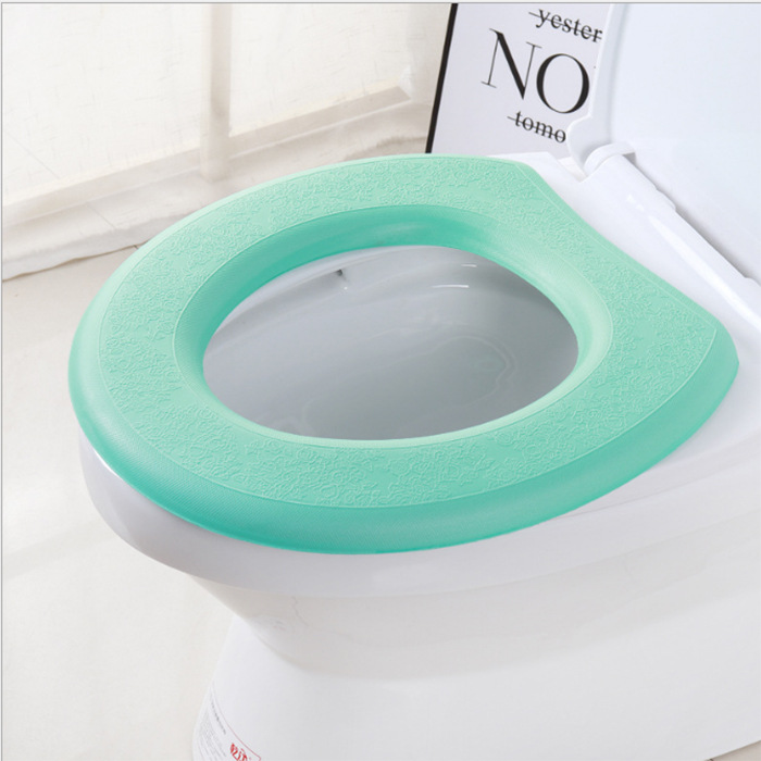 Universal Toilet Pad Cushion Thickened Waterproof Toilet Cushion Adhesive Ferrule Washable Foam Plastic Toilet Seat Cover