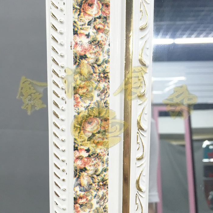 European pastoral style floral dress clothing store dressing mirror body mirror bracket European pastoral style floral dress clothing store dressing mirror body mirror bracket