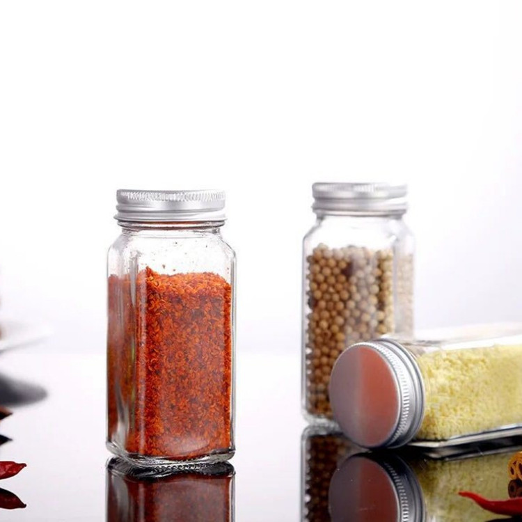 120ml Baby food bottle Seasoning bottle Pork liver powder bottle 50g shrimp skin powder bottle nori powder square glass 120ml Baby food bottle Seasoning bottle Pork liver powder bottle 50g shrimp skin powder bottle nori powder square glass
