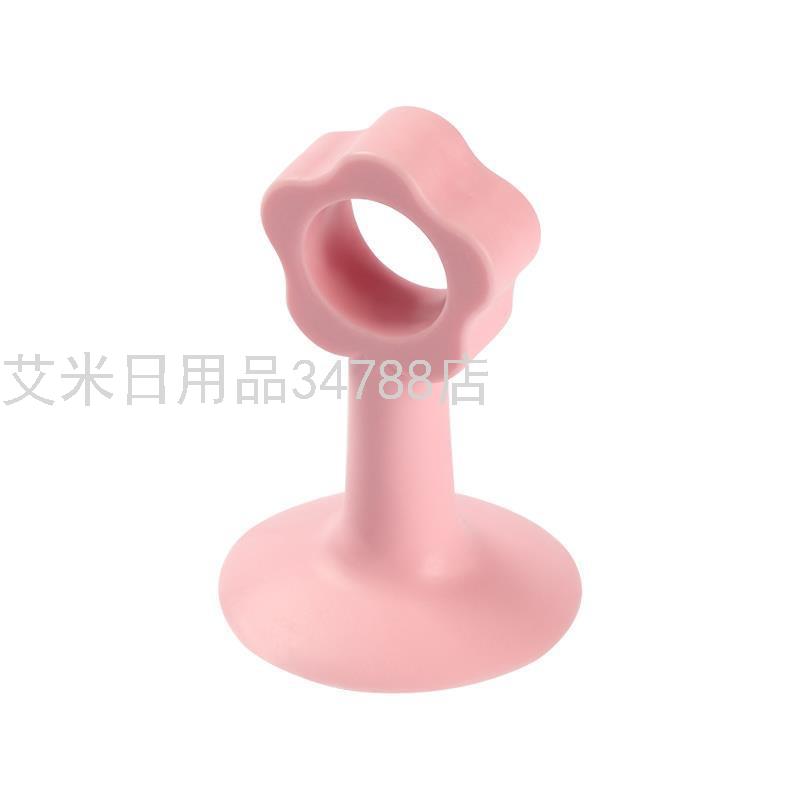 Anti-Collision Door Suction Silicone Punch-Free Toilet Cushion Paste Plastic Rubber Floor Knob behind the Door Crashpro