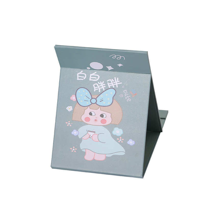 Simple Dressing Mirror Portable Mirror Desktop Makeup Mirror Makeup Mirror Simple Foldable and Portable Princess Mirror Makeup Mirror