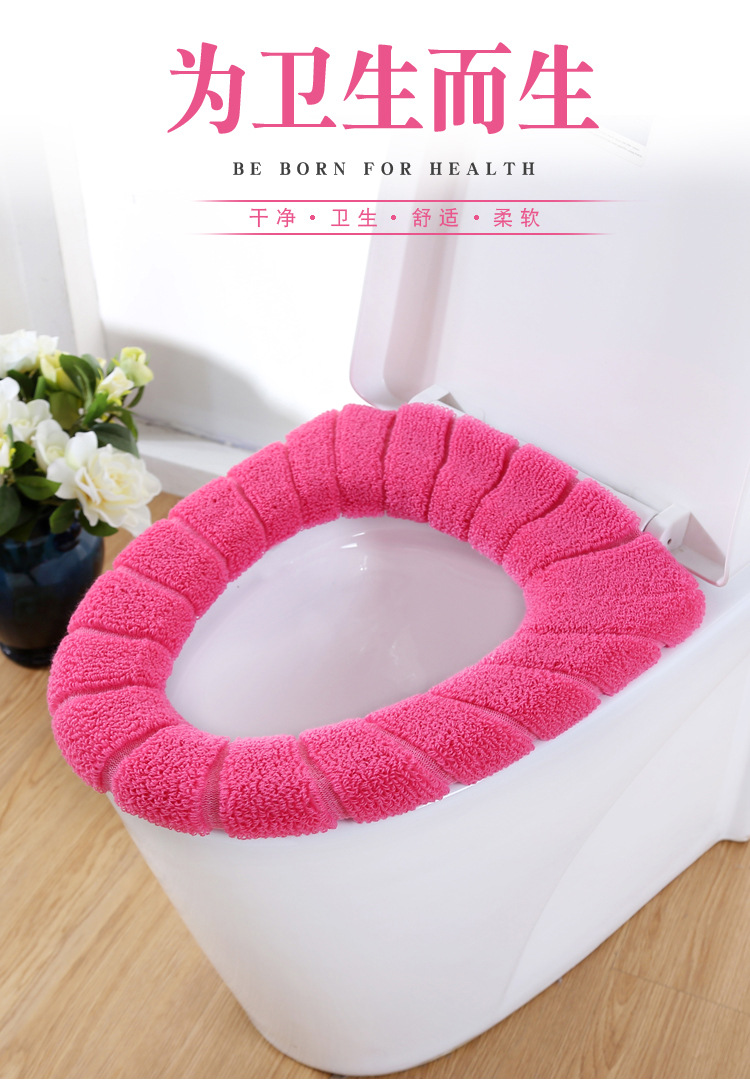 Thickened Toilet Pad Seat Cushion Universal Toilet Seat Cover Toilet Seat Cover O-Type Nordic Color Toilet Cushion Closestool Cushion One Piece Dropshipping