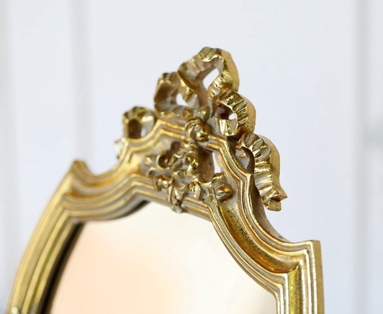 Exported to Europe and America Palace Style Dressing Mirror Vintage Gold Desktop Makeup Mirror Decorative Mirror Mirror Ornaments Wholesale Exported to Europe and America Palace Style Dressing Mirror Vintage Gold Desktop Makeup Mirror Decorative Mirror Mirror Ornaments Wholesale