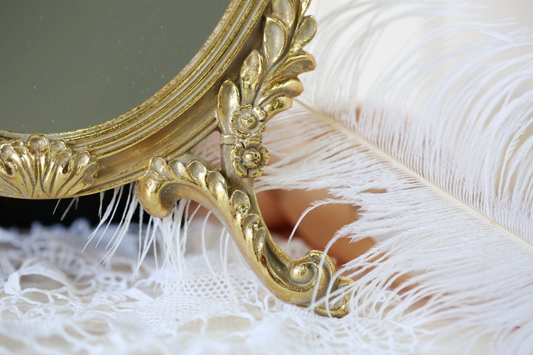 Exported to Europe and America Palace Style Dressing Mirror Vintage Gold Desktop Makeup Mirror Decorative Mirror Mirror Ornaments Wholesale Exported to Europe and America Palace Style Dressing Mirror Vintage Gold Desktop Makeup Mirror Decorative Mirror Mirror Ornaments Wholesale