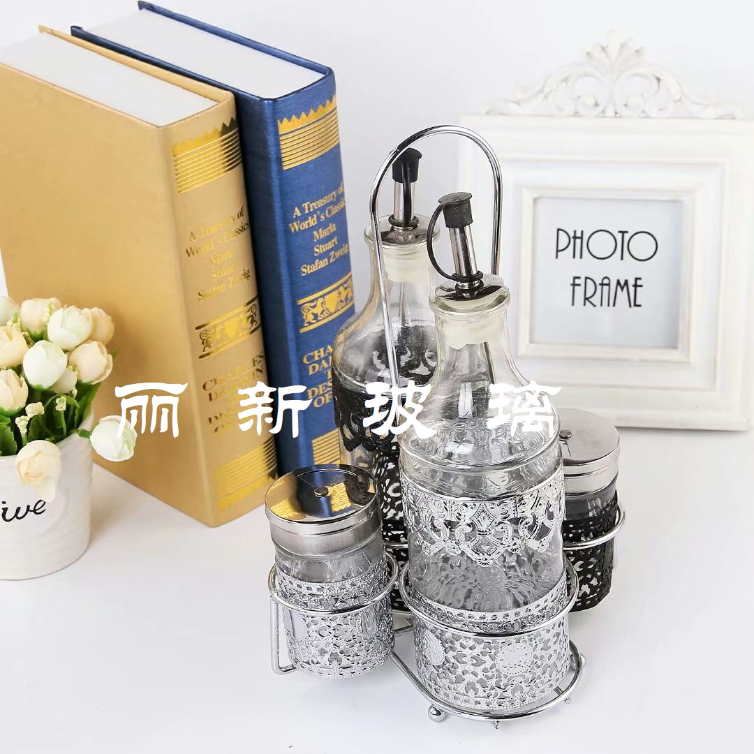 Combination Seasoning Jar Cruet Set Seasoning Bottle Set Spice Jar Pepper Cellar Pepper Shaker Soy Sauce Bottle
