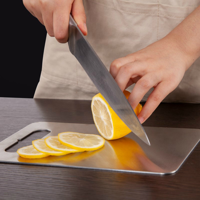304 Stainless Steel Chopping Board Chopping Board Household Fruit Food Supplement Chopping Board Kitchen