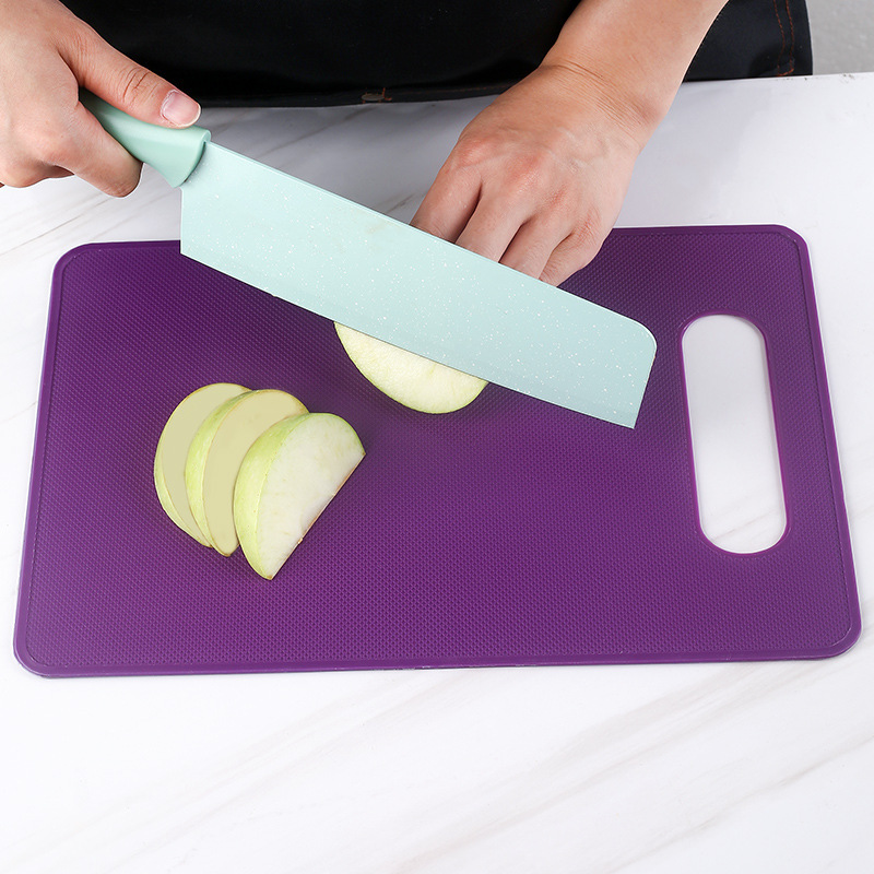 Imitation Marbling Home Chopping Board Pp Chopping Board Hanging Plastic Cutting Board Set Chopping Board Non-Slip Kitchen