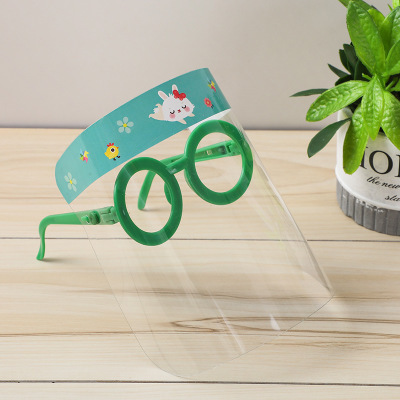 Children's Mask Cartoon Children's Mask Face Screen HD film laminated anti-fog children's mirror frame cartoon mask