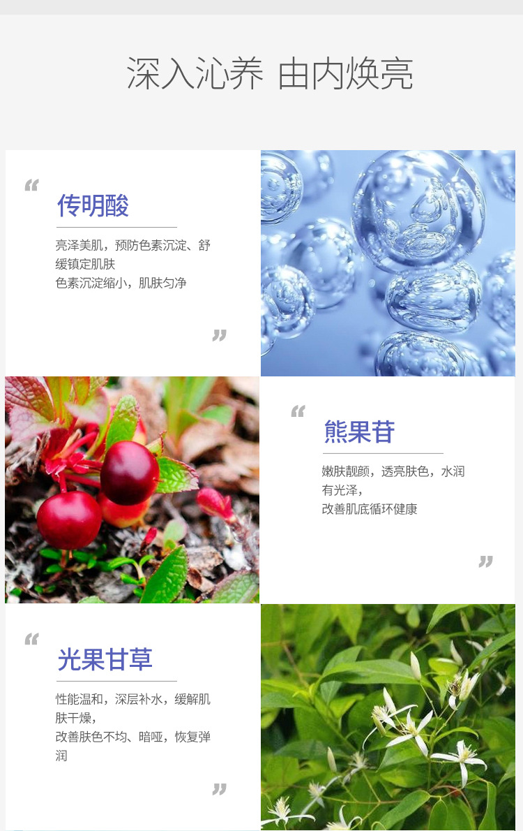 Functional Nicotinamide Mask Arbutin Tranexamic Acid Astaxanthin Brightening Skin Color Fading Pigment OEM Processing