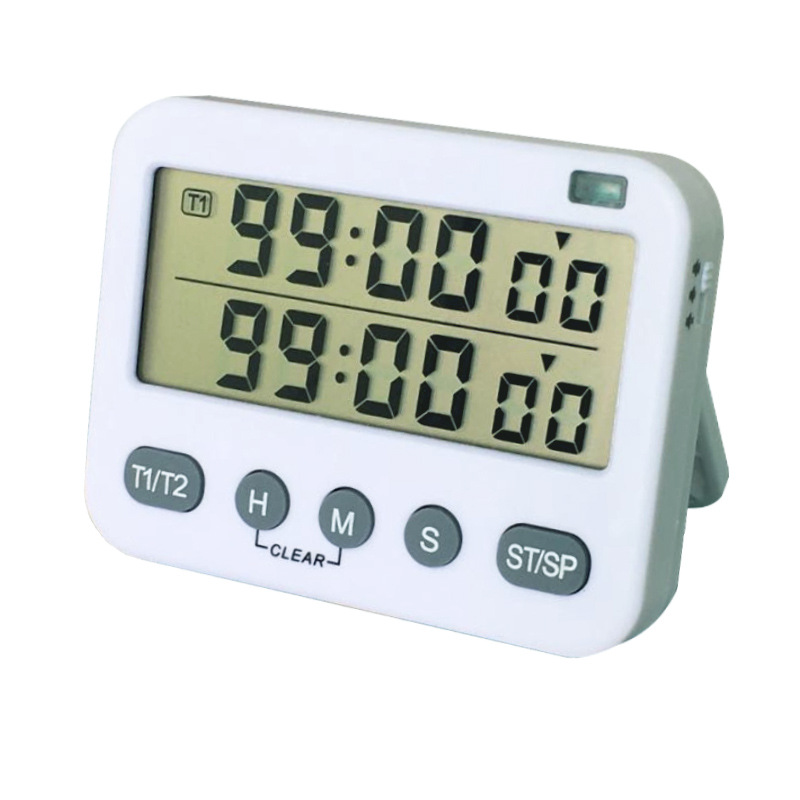 2 Sets of Cycle Learning Timer Shock Reminder Timer Student Exam Exercise Alarm Clock Can Be Noiseless Clock