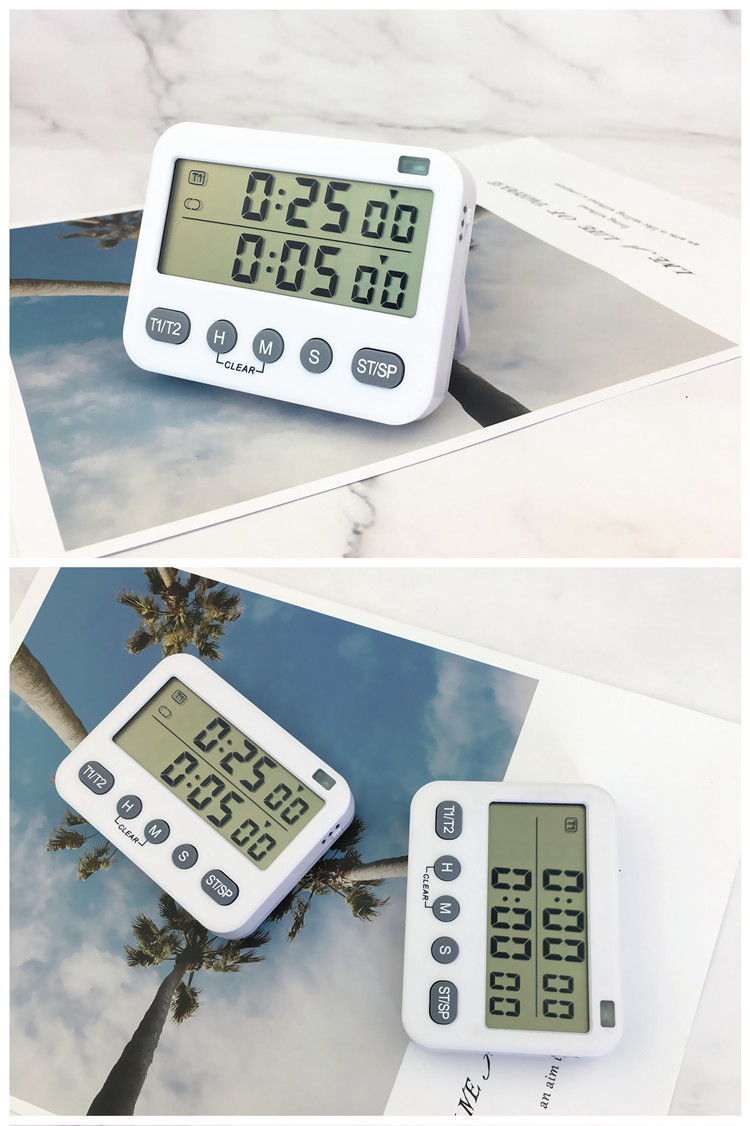2 Sets of Cycle Learning Timer Shock Reminder Timer Student Exam Exercise Alarm Clock Can Be Noiseless Clock 2 Sets of Cycle Learning Timer Shock Reminder Timer Student Exam Exercise Alarm Clock Can Be Noiseless Clock
