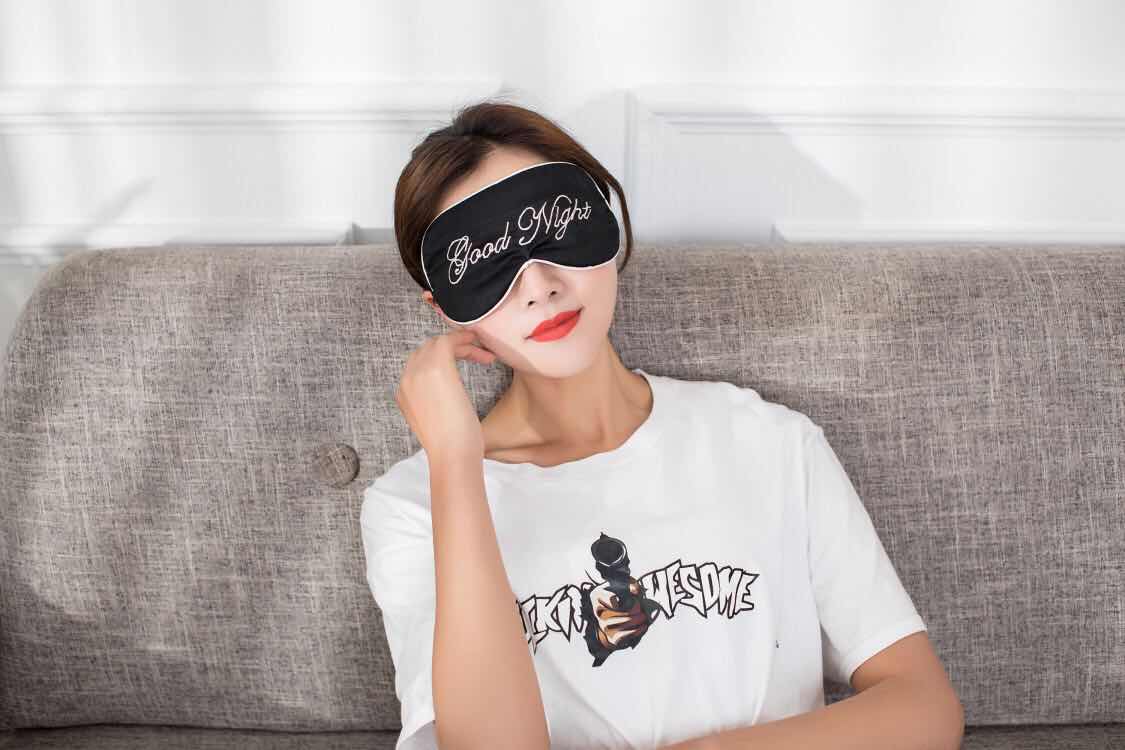 Sleep mask eye fatigue mask breathable men and women can take care of the mask wholesale customized