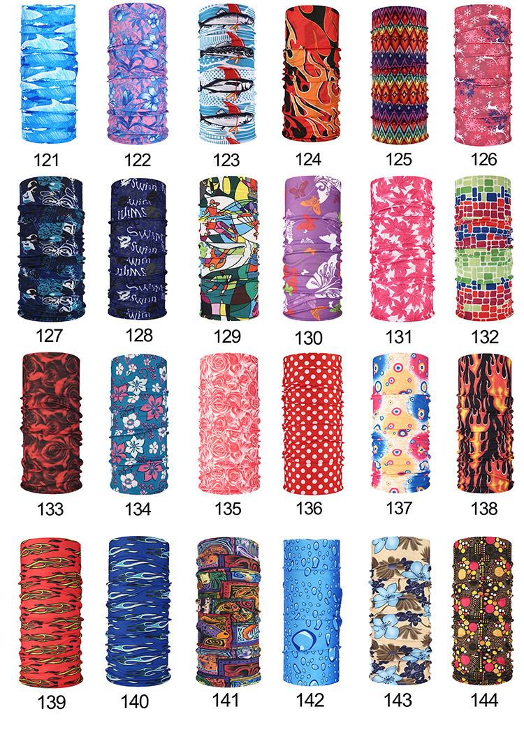 Outdoor Seamless Variety Magic Headscarf Men Bicycle Riding Headscarf Mask Collar Windproof Scarf Summer Sun Protection
