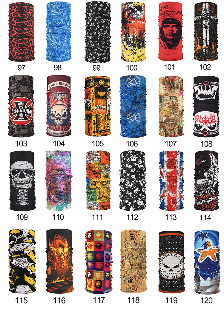 Outdoor Seamless Variety Magic Headscarf Men Bicycle Riding Headscarf Mask Collar Windproof Scarf Summer Sun Protection