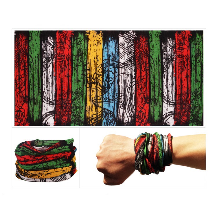 Outdoor Seamless Variety Magic Headscarf Men Bicycle Riding Headscarf Mask Collar Windproof Scarf Summer Sun Protection