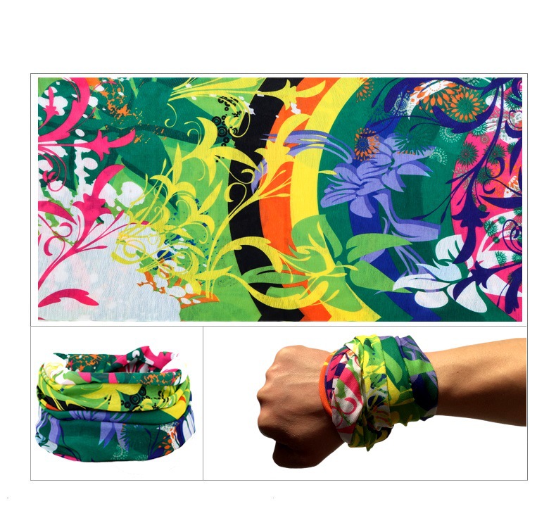 Outdoor Seamless Variety Magic Headscarf Men Bicycle Riding Headscarf Mask Collar Windproof Scarf Summer Sun Protection
