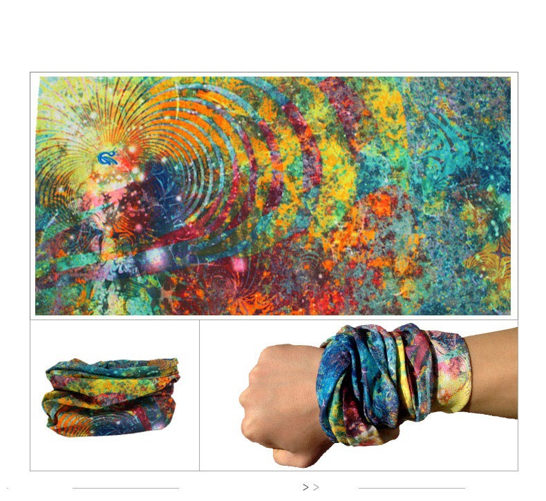 Outdoor Seamless Variety Magic Headscarf Men Bicycle Riding Headscarf Mask Collar Windproof Scarf Summer Sun Protection
