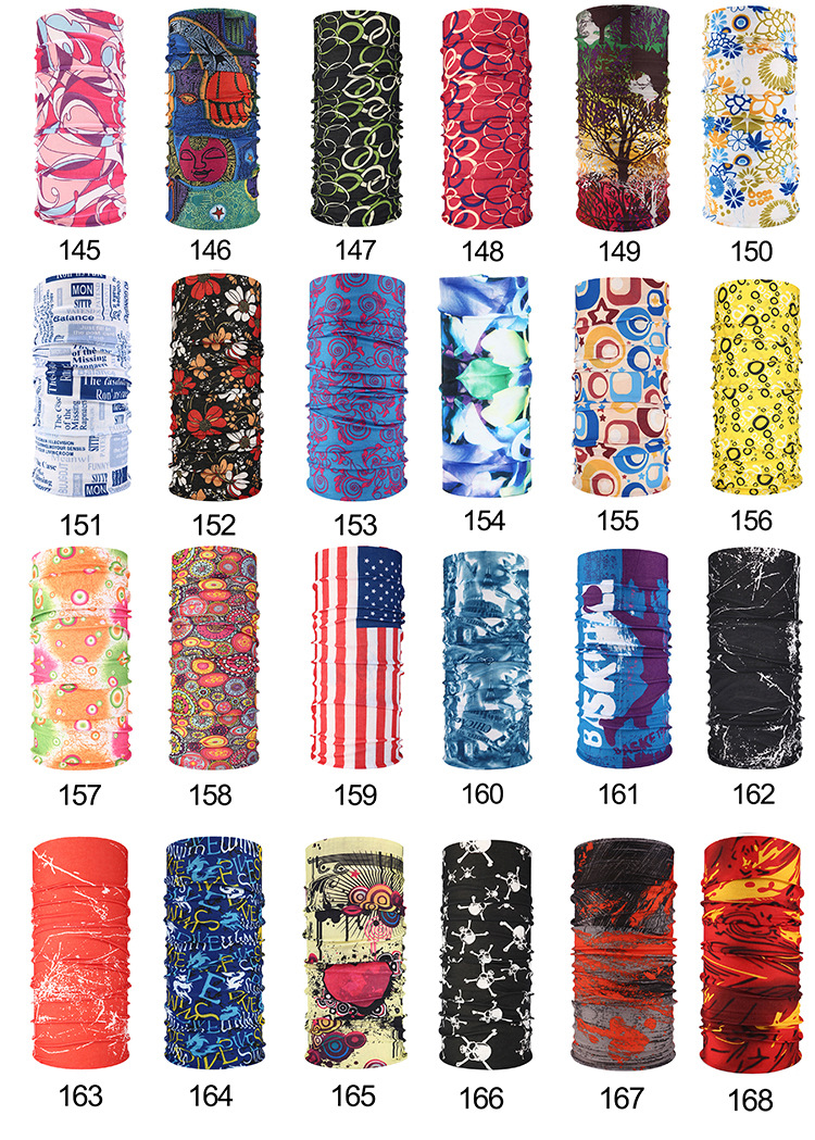 Outdoor Seamless Variety Magic Headscarf Men Bicycle Riding Headscarf Mask Collar Windproof Scarf Summer Sun Protection