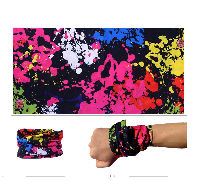 Outdoor Seamless Variety Magic Headscarf Men Bicycle Riding Headscarf Mask Collar Windproof Scarf Summer Sun Protection