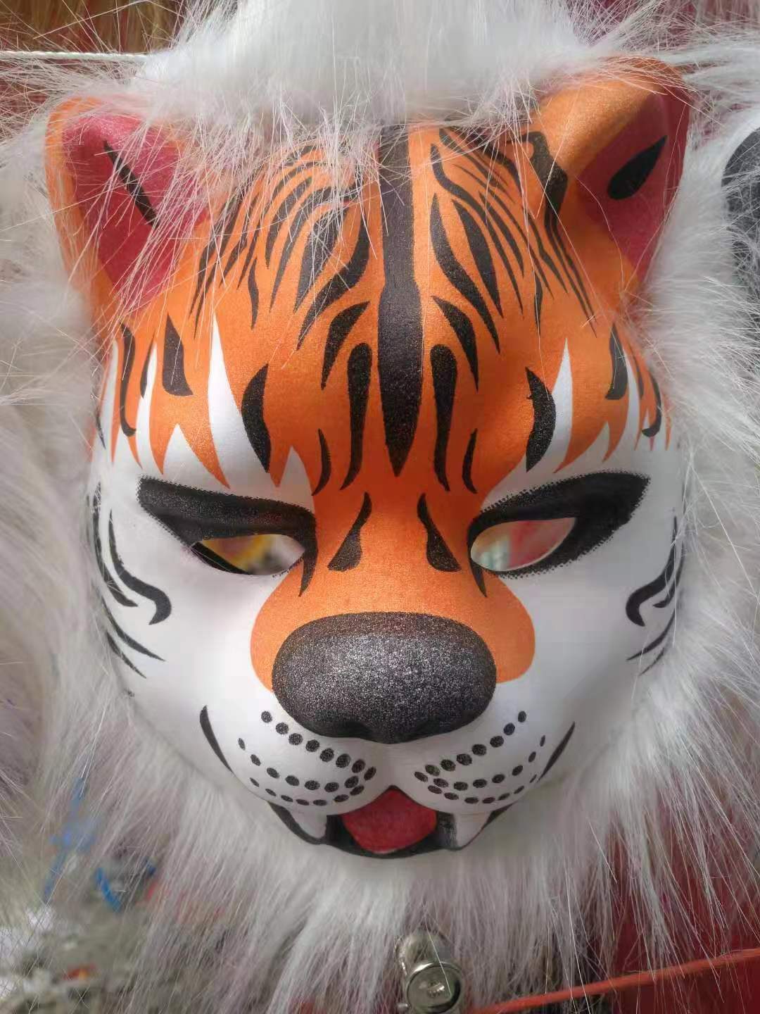 EVA Animal with fur Tiger mask Lion mask Leopard mask