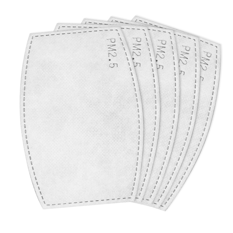 SOURCE Factory PM2.5 Filter with Meltblown Anti-Smog Five-Layer Mask Gasket Dust-Proof Activated Carbon Filter