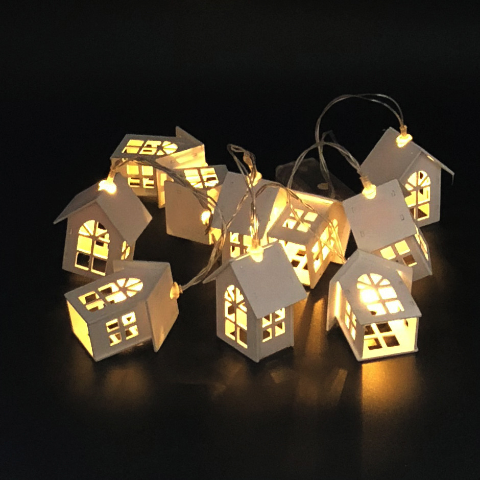 LED house light series manufacturer european-style copper wire light wooden house Christmas lights prime room decoration lights LED house light series manufacturer european-style copper wire light wooden house Christmas lights prime room decoration lights