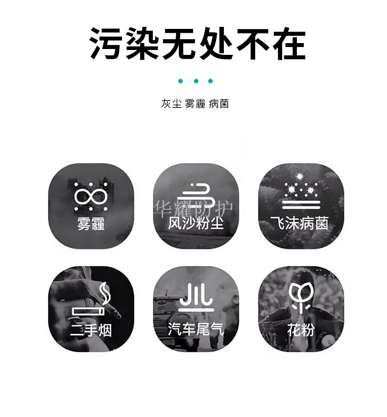 KN95 Dust Mask Nano Four-Layer Mask Pollen Protection Mask KN95 Dust Mask Nano Four-Layer Mask Pollen Protection Mask